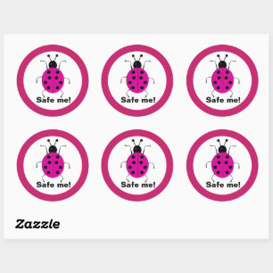 Adesivo Redondo Salve-me, protege a natureza, personalizada,