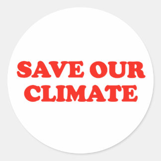 Adesivo Redondo Salve nosso clima