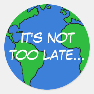 Adesivo Redondo Salve o planeta