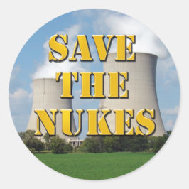 Adesivo Redondo Salve Os Nukes