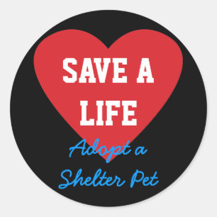 Adesivo Redondo Salve uma vitalidade - Adote um Prateleira