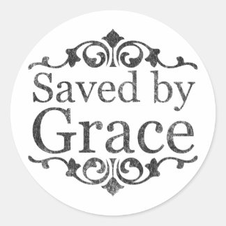 Adesivo Redondo Salvo por Grace Vintage