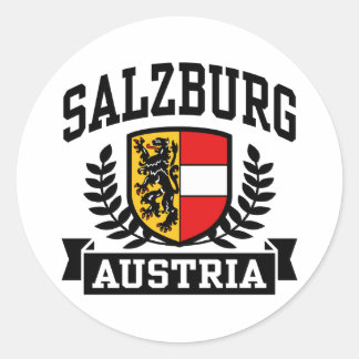 Adesivo Redondo Salzburg Áustria