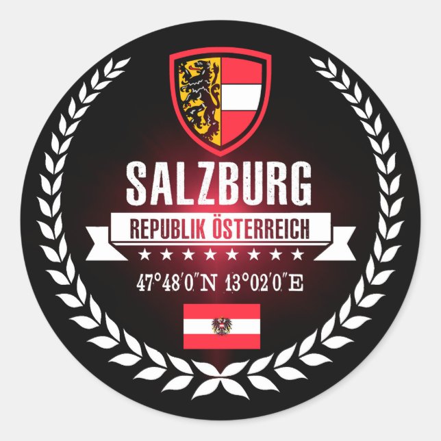 Adesivo Redondo Salzburgo (Frente)