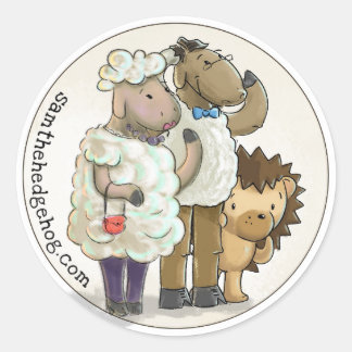 Adesivo Redondo Sam the Hedgehog - Sticker #1