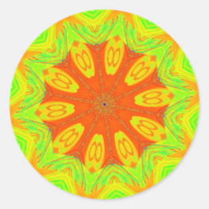 Adesivo Redondo Samba Motif Art Impressão