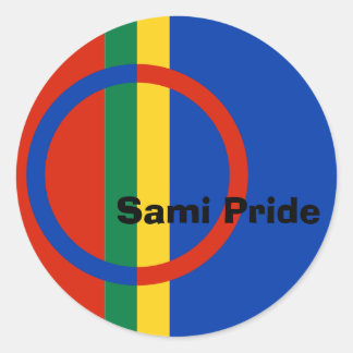 Adesivo Redondo Sami Pride Sticker