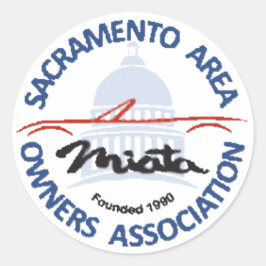 Adesivo Redondo SAMOA Logo sticker