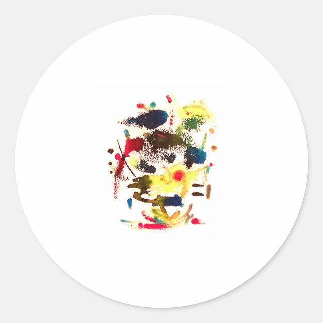 Adesivo Redondo Samurai Cat-Lady Jeff Hankamer Artjunkhaus Kamala (Frente)