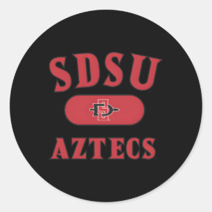 Adesivo Redondo San Diego State Aztecs Varsity