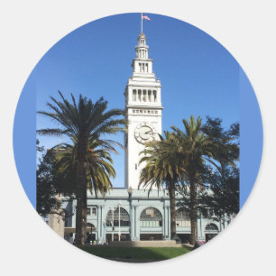 Adesivo Redondo San Francisco Ferry Building #3 Stickers