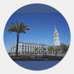 Adesivo Redondo San Francisco Ferry Building nº 2 Stickers