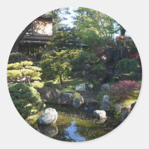 Adesivo Redondo San Francisco Japonês Tea Garden #2 Stickers