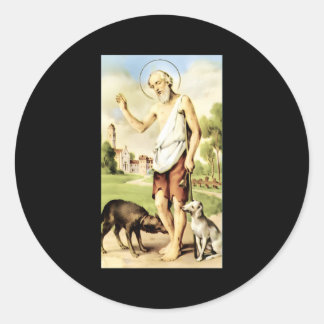 Adesivo Redondo San Lazaro Cuba Babalu Aye