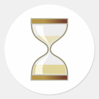 Adesivo Redondo sanduhr eieruhr hourglass