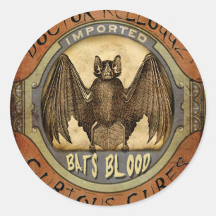 Adesivo Redondo Sangue dos bastões