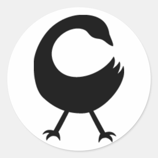 Adesivo Redondo Sankofa Round Sticker (Frente)