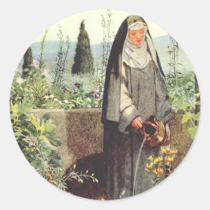 Adesivo Redondo Santa Catarina de Siena