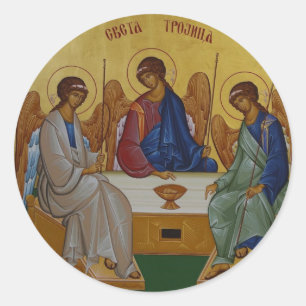Adesivo Redondo Santa Trindade