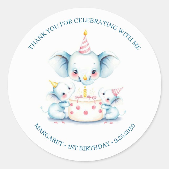 Adesivo Redondo Santa Vaca Boho Greenerescência Highland primeiro  (Frente)