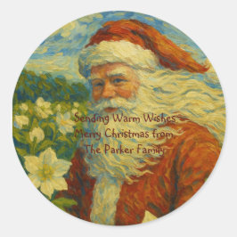 Adesivo Redondo SantaBloom