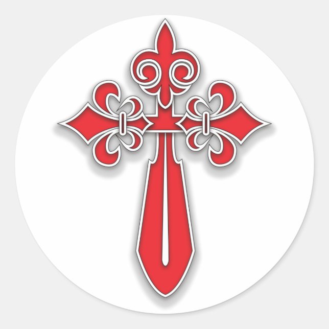 Adesivo Redondo Santiago Cross (Frente)