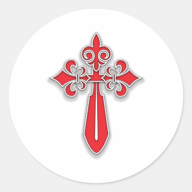 Adesivo Redondo Santiago Cross (Frente)