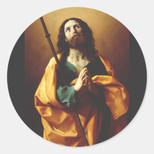 Adesivo Redondo Santiago Maior por Guido Reni