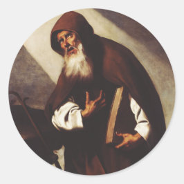 Adesivo Redondo Santo Antônio Abade