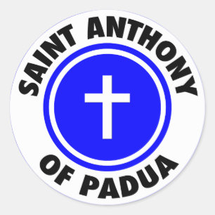 Adesivo Redondo Santo Antônio de Pádua