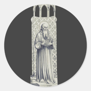 Adesivo Redondo Santo  Boaventura Doutor Seráfico