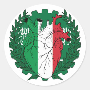 Adesivo Redondo Santo da Arábia Saudita Josephs Day Itália
