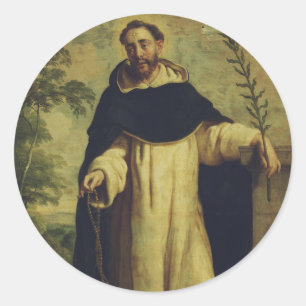 Adesivo Redondo Santo Dominic de Guzman