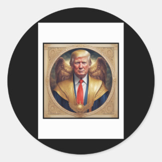 Adesivo Redondo Santo Donald