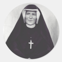 Adesivo Redondo Santo Faustina Kowalska