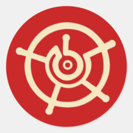 Adesivo Redondo Santo Halo