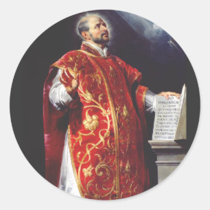 Adesivo Redondo Santo Inácio de Loyola