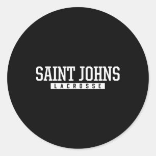 Adesivo Redondo Santo Johns Segundo grau Lacrosse