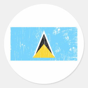 Adesivo Redondo Santo Lucia Sticker