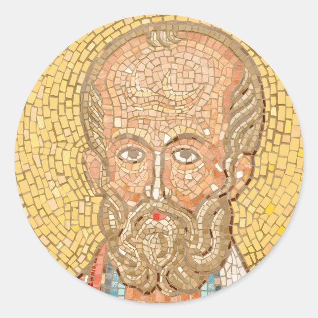 Adesivo Redondo Santo Nicholas (Frente)