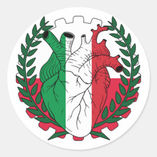 Adesivo Redondo Santo polonês Josephs Day italianos Itália