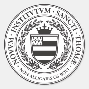 Adesivo Redondo Santo Thomas Institute Stickers