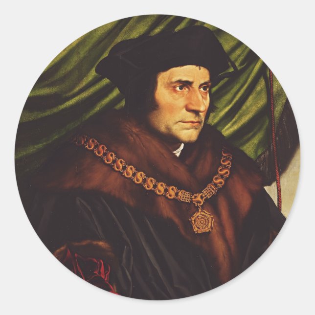 Adesivo Redondo Santo Tomás Moro (Frente)
