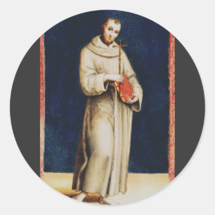 Adesivo Redondo São Francisco de Assis por Rafael Arte Renascentis