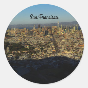 Adesivo Redondo São Francisco Twin Peaks #2 Stickers