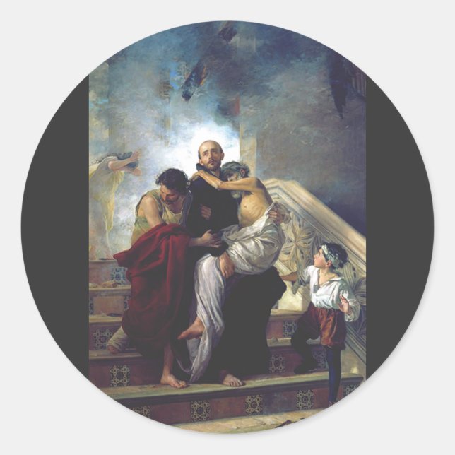 Adesivo Redondo São João de Deus (Frente)