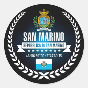 Adesivo Redondo São Marino