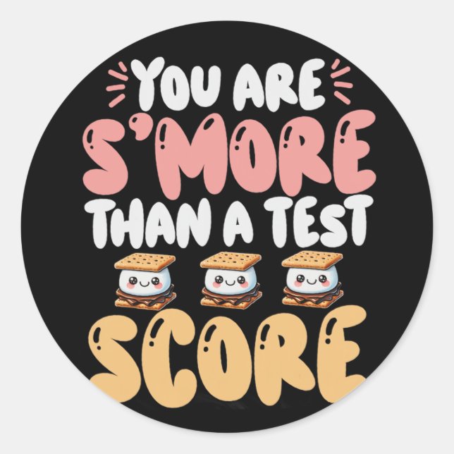 Adesivo Redondo São S#39; #39;Mais Que Um Teste De Estado De Pontu (Frente)