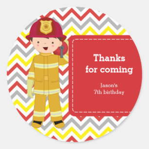 Adesivo Redondo Sapador-bombeiro