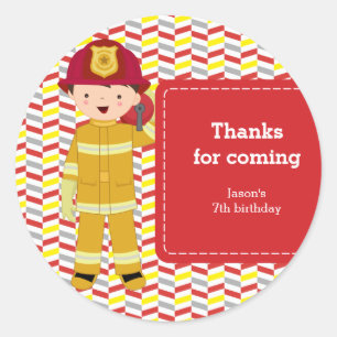 Adesivo Redondo Sapador-bombeiro